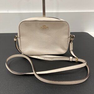 Coach Mini Pebble Leather Chalk Camera Bag (JB1137)
